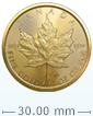 1盎司加拿大楓葉金幣