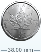 1盎司加拿大楓葉銀幣