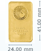 1盎司澳洲柏斯鑄幣廠金塊(非全新)