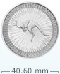 1盎司澳洲袋鼠銀幣(舊年份, 非全新)