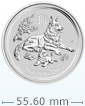 2018 2盎司澳洲狗年生肖銀幣(非全新)