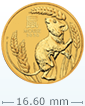 2020 1/10盎司澳洲鼠年金幣(非全新)