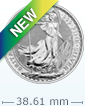 2023 1盎司英國不列顛女神查理斯三世加冕銀幣