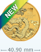 2024 2 oz Gold Australian Lunar Dragon Coin