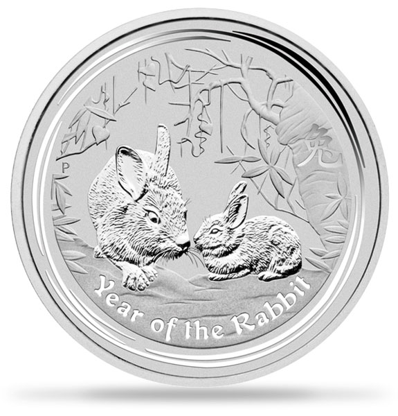 2011 1千克澳洲兔年生肖銀幣.999