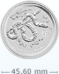 2013 1盎司澳洲蛇年生肖銀幣(非全新)