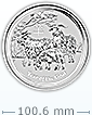 2015 1千克澳洲羊年生肖銀幣  (非全新)