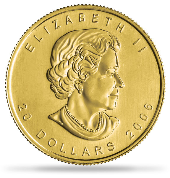1/2 盎司加拿大楓葉金幣 .9999
