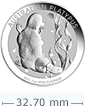 1盎司澳洲鴨嘴獸鉑金幣(非全新)