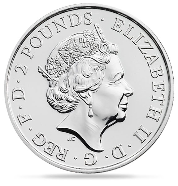 2016 1盎司英國猴年生肖銀幣 .999