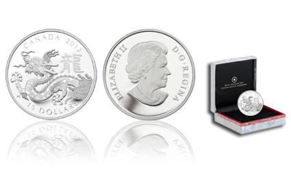 2012加拿大龍年生肖銀幣